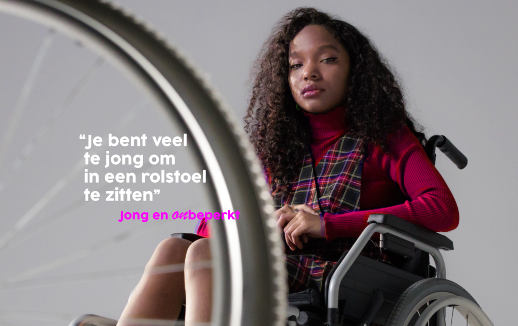 Banner website JongPIT, Jongere met een beperking